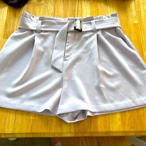 High waisted lilac shorts from Nine West